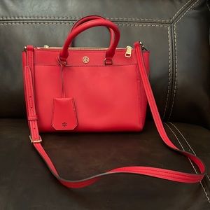 Tory Burch Robinson Small Double-Zip Tote